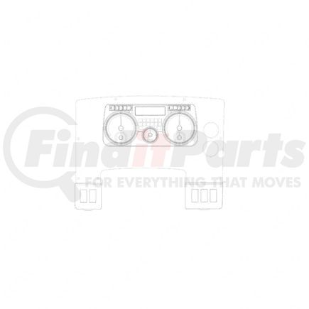 Freightliner A22-79637-701 Instrument Cluster - Speedometer And Tachometer, Bright, Premium