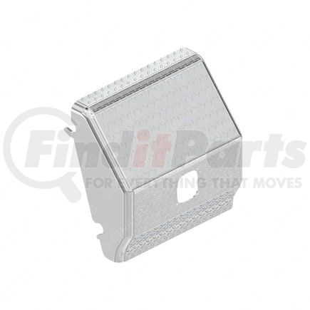 Freightliner A66-11712-132 Tractor Trailer Tool Box Cover - Weldment, 18 Inch, Diamond Plate, No Step