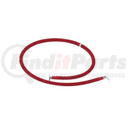 Freightliner A66-15611-124 Multi-Purpose Electrical Cable - Positive, 4/0, M10-45 Degree x M12-90 Degree