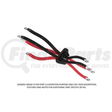 Freightliner A66-24399-002 Trailer Power Cable - Universal, In Cab, 47X, L9, SAE 1/2, Set Forward Axle