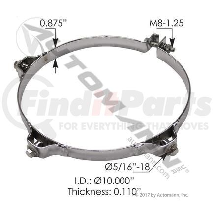 Automann 562.U22101C HEAT SHIELD MTG BRACKET KIT 10
