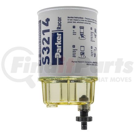 Racor Filters B32014 Parker Hannifin Fuel Filter-Water Separator Spin-On Filter Assembly