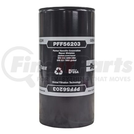 Racor Filters PFF56203 Fuel Filter Element - ParFit, Spin-On (Parker Racor)