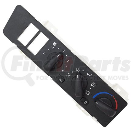 Freightliner A22-54708-222 A/C Control Panel - HVAC, 2 HL, HI/TQ Knob, 3 Knob, 4 Mounting Hole