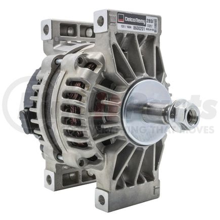 Delco Remy 8600201 Alternator - 28SI Model, 12V, 160A, 5/16 B+ Output Terminal, Pad