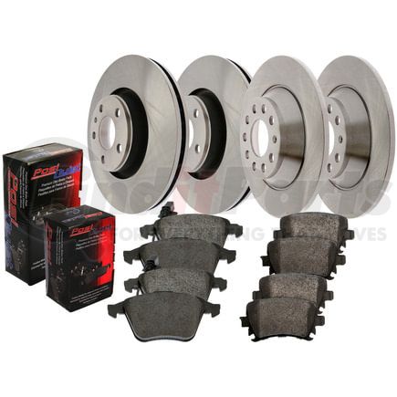 Centric 903.20002 Posi Quiet Brake Pads with C-TEK Brake Rotors