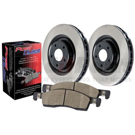 Centric 909.50027 Posi Quiet Brake Pads with Centric Premium Brake Rotors