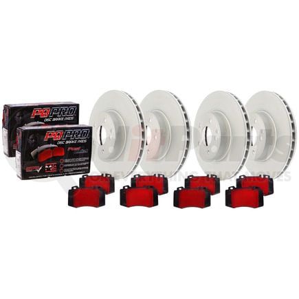 Centric 904.50010 PQ PRO Brake Pads with GCX Brake Rotors