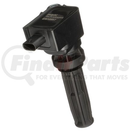 Delphi GN10957 Ignition Coil - Coil-On-Plug, 12V, 2 Male Pin Terminals