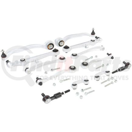 Delphi TC1300KIT Suspension Kit - Front, Non-Adjustable, with Bushing, Casting/Forged, Aluminum