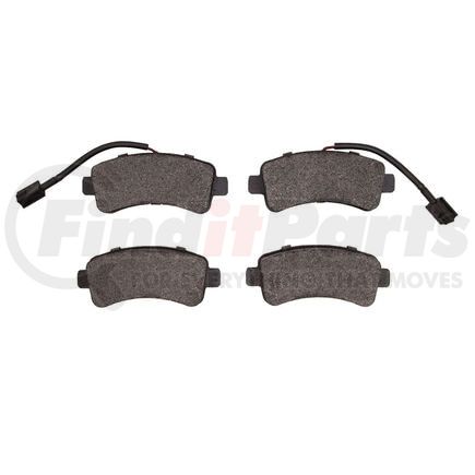 Dynamic Friction Company 1551-1746-00 5000 Advanced Brake Pads - Semi Metallic