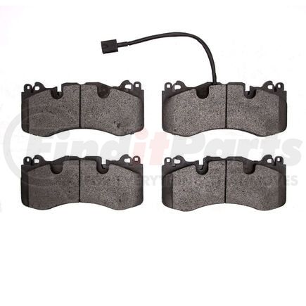 Dynamic Friction Company 1551-1990-00 5000 Advanced Brake Pads - Low Metallic