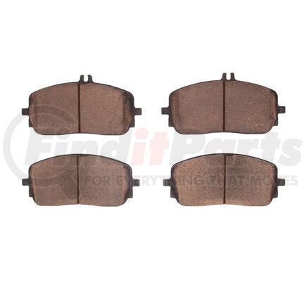 Dynamic Friction Company 1551-2209-00 DFC 5000 Advanced Brake Pads - Low Metallic