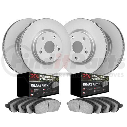 Dynamic Friction Company 4404-39001 GEOSPEC Coated Rotor- HD Brake Pad