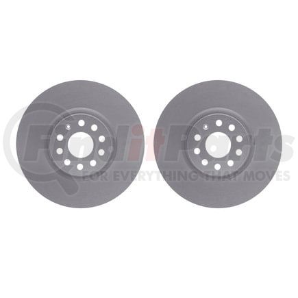 Dynamic Friction Company 4002-74025 Brake Rotors - GEOSPEC Coated