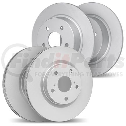 Dynamic Friction Company 4004-01001 Brake Rotors - GEOSPEC Coated