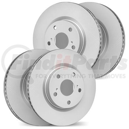 Dynamic Friction Company 4004-01008 Brake Rotors - GEOSPEC Coated