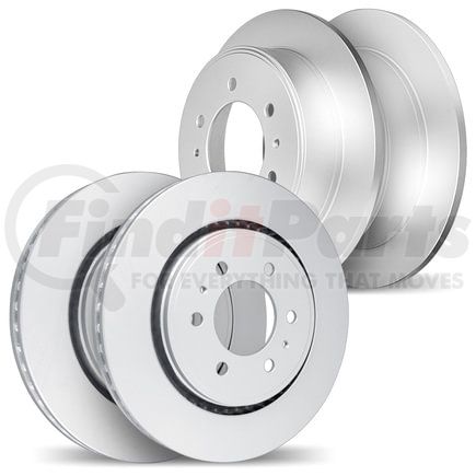 Dynamic Friction Company 4004-21009 Brake Rotors - GEOSPEC Coated