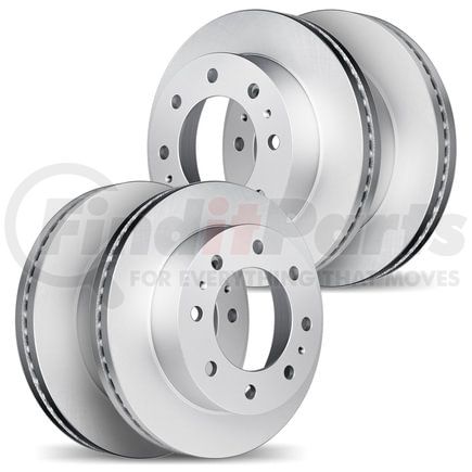 Dynamic Friction Company 4004-40058 Brake Rotors - GEOSPEC Coated