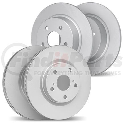 Dynamic Friction Company 4004-45021 Brake Rotors - GEOSPEC Coated