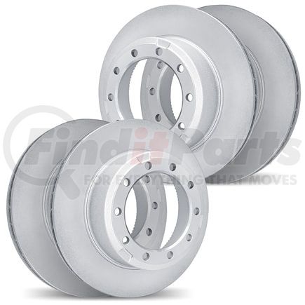 Dynamic Friction Company 4004-54138 Brake Rotors - GEOSPEC Coated