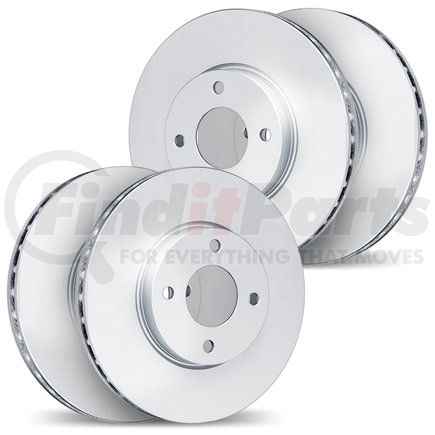 Dynamic Friction Company 4004-76020 Brake Rotors - GEOSPEC Coated