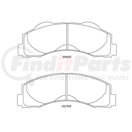 Performance Friction 1414.20 Disc Brake Pad Set