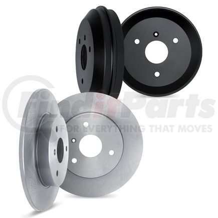 Dynamic Friction Company 6004-63058 Brake Rotors and Drums - Blank