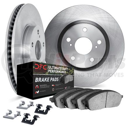 Dynamic Friction Company 6412-47016 Brake Rotor- HD Brake Pad - Hardware