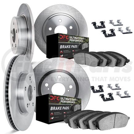 Dynamic Friction Company 6414-42003 Brake Rotor- HD Brake Pad - Hardware