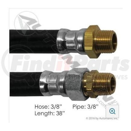 Automann 177.7238 AIR HOSE ASM 3/8IN 3/8IN PIPE-