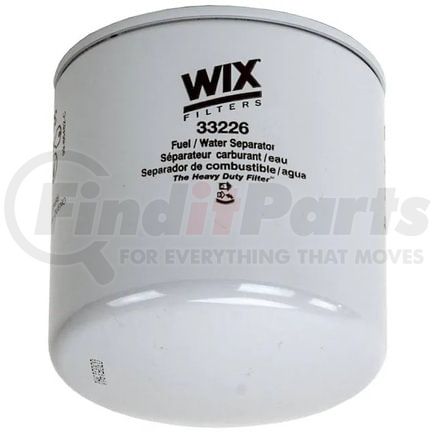 WIX Filters 33226 Fuel/Water Separator Filter - Spin-On, 265 PSI, Heavy Duty