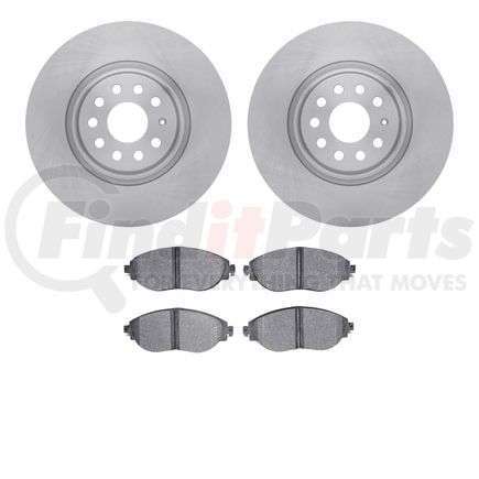 Dynamic Friction Company 6602-74182 Rotors with 5000 Euro Ceramic Brake Pads