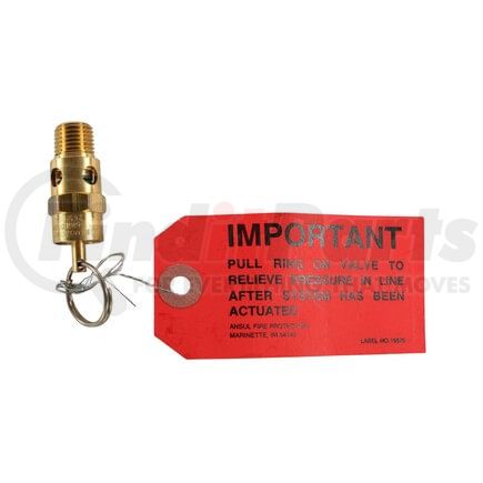 Ansul Fire Protection 15677 SAFETY VENT RELIEF VALVE