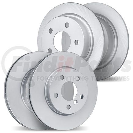 Dynamic Friction Company 9004-74015 Brake Rotors - Hi-Carbon