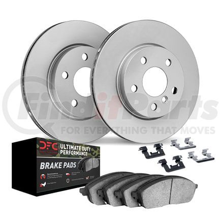 Dynamic Friction Company 9412-47002 Hi-Carbon Rotor - HD Brake Pad - Hardware