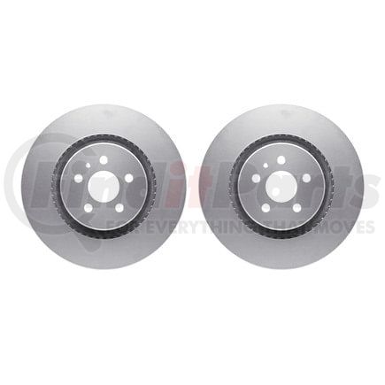 Dynamic Friction Company 4002-55003 Brake Rotors - GEOSPEC Coated