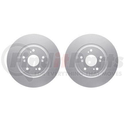 Dynamic Friction Company 4002-58004 Brake Rotors - GEOSPEC Coated