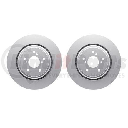 Dynamic Friction Company 4002-58014 Brake Rotors - GEOSPEC Coated
