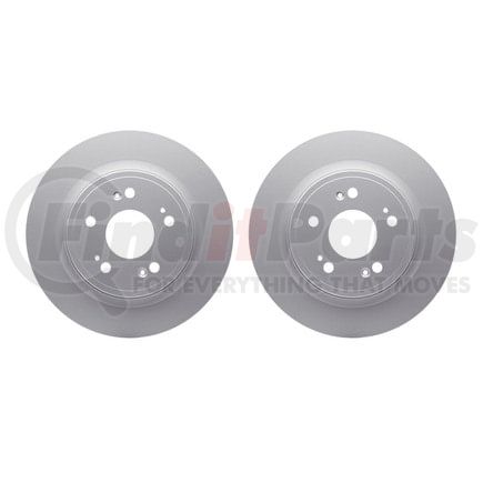 Dynamic Friction Company 4002-58012 Brake Rotors - GEOSPEC Coated