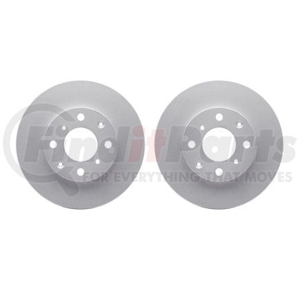Dynamic Friction Company 4002-59005 Brake Rotors - GEOSPEC Coated