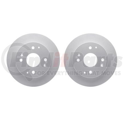 Dynamic Friction Company 4002-59009 Brake Rotors - GEOSPEC Coated