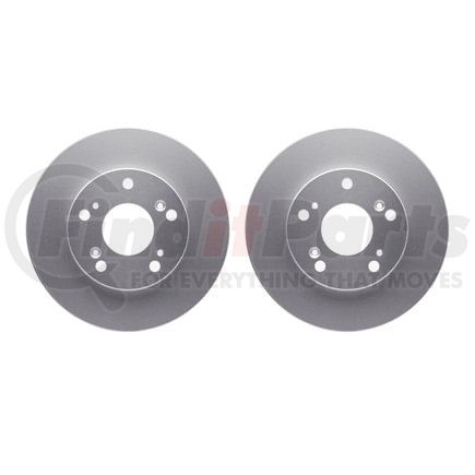 Dynamic Friction Company 4002-59014 Brake Rotors - GEOSPEC Coated