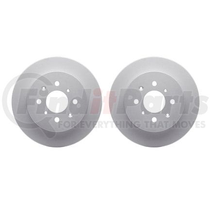 Dynamic Friction Company 4002-59015 Brake Rotors - GEOSPEC Coated