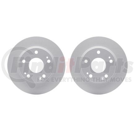 Dynamic Friction Company 4002-59043 Brake Rotors - GEOSPEC Coated