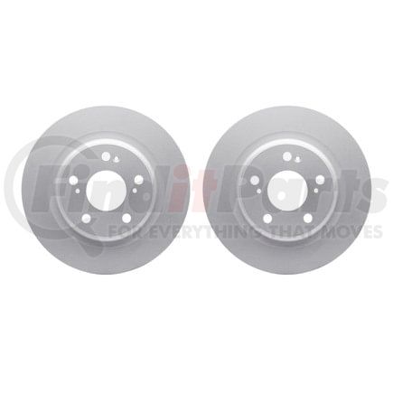 Dynamic Friction Company 4002-59050 Brake Rotors - GEOSPEC Coated