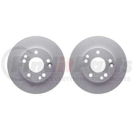 Dynamic Friction Company 4002-63003 Brake Rotors - GEOSPEC Coated