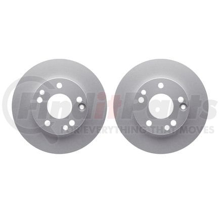 Dynamic Friction Company 4002-63004 Brake Rotors - GEOSPEC Coated