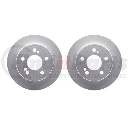 Dynamic Friction Company 4002-63005 Brake Rotors - GEOSPEC Coated