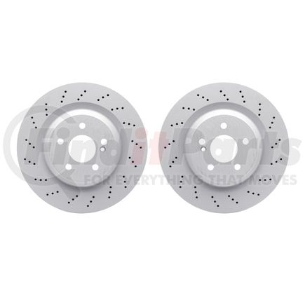 Dynamic Friction Company 4002-63028 Brake Rotors - GEOSPEC Coated